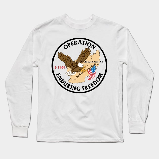 operation enduring freedom Long Sleeve T-Shirt by whatdlo